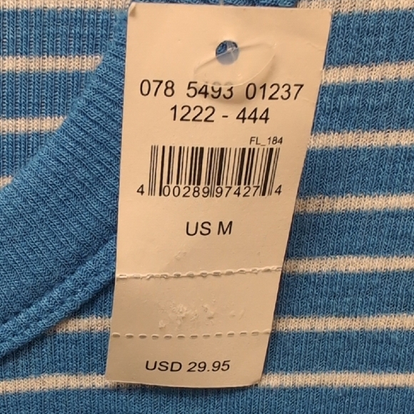 Aerie Real Soft Long Sleeve. Size Medium. Blue And White Stripes. NWT - Picture 2 of 5